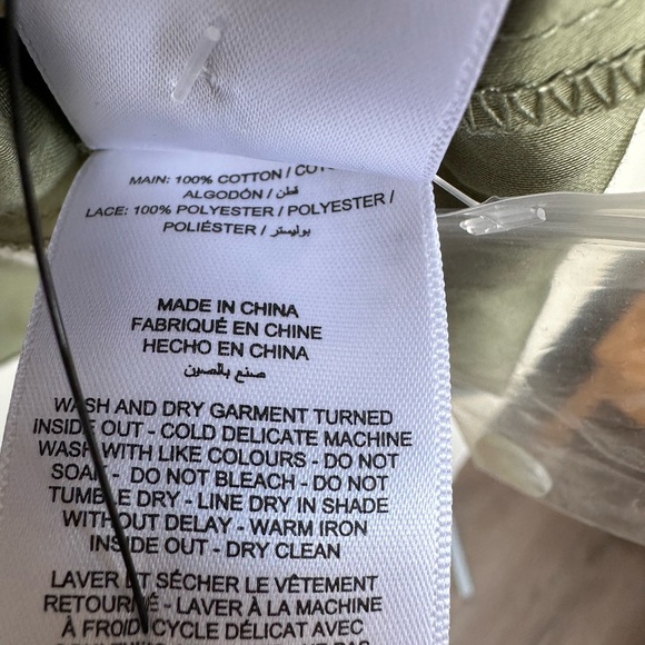 NWT Significant Other Button-Up Shirt – Eleni White Lace Detail Size 4 - Picture 6 of 6